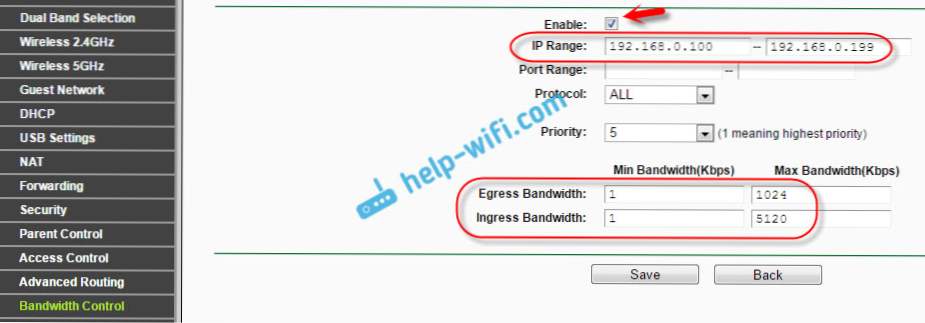 Роутер режет скорость wifi. Роутер как поставить ограничение скорости. Как поделить ссылкой на вай фай. Исходящая полоса пропускания TP link сколько ставить.