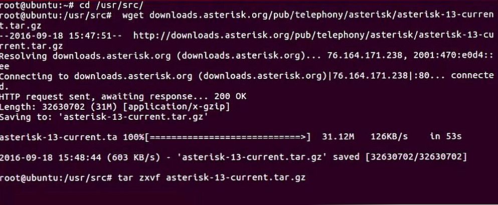 Asterisk 16. Wget. asterisk mikopbx. kamailio asterisk.